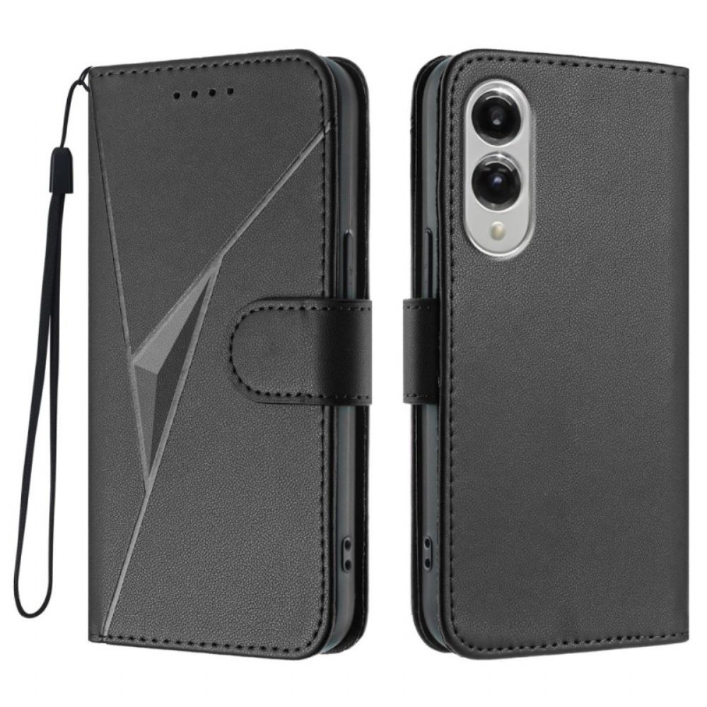 Bescherming Hoesje Samsung Galaxy S25 5g Edge Driehoekig Patroon