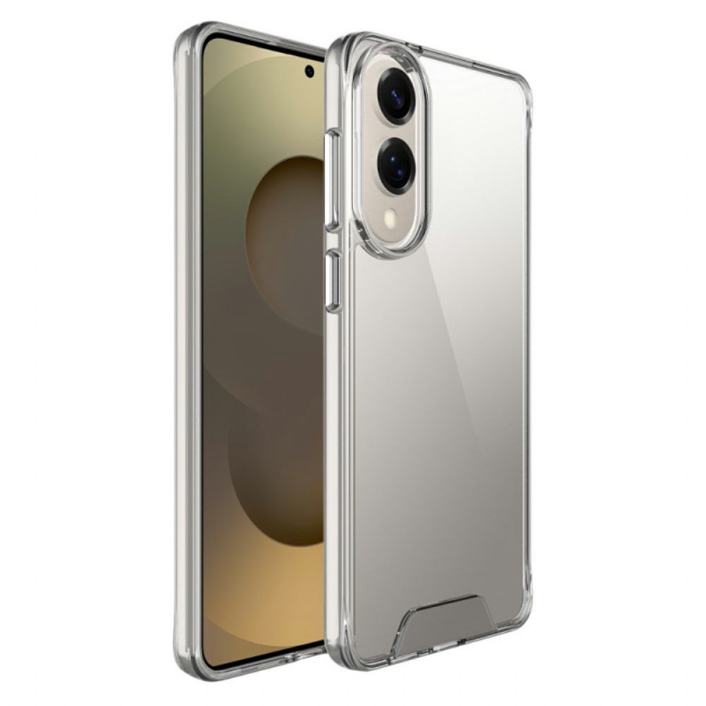 Case Hoesje Samsung Galaxy S25 5g Edge Telefoonhoesje Transparant