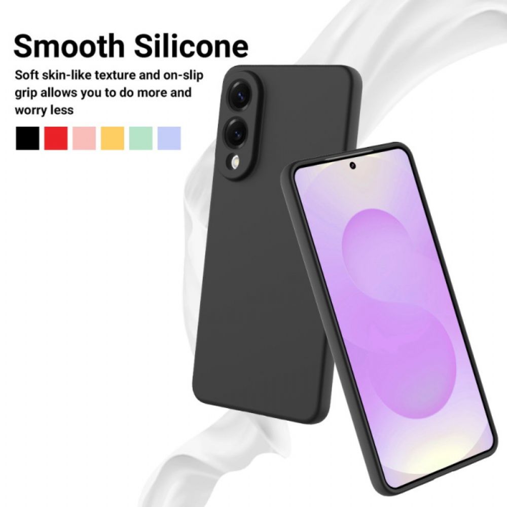 Case Hoesje Samsung Galaxy S25 5g Edge Telefoonhoesje Vloeibare Siliconen