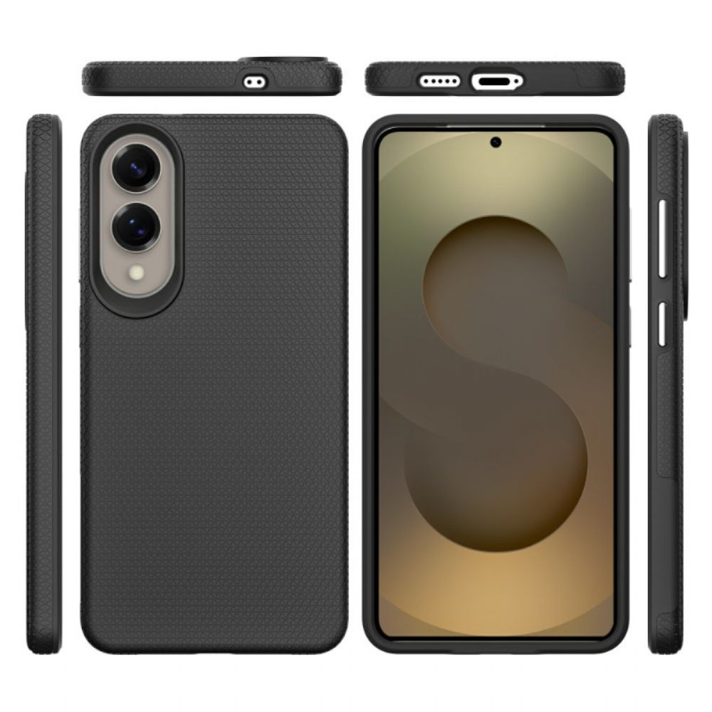 Cover Hoesje Samsung Galaxy S25 5g Edge Telefoonhoesje Chromen Knoppen