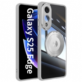 Cover Hoesje Samsung Galaxy S25 5g Edge Telefoonhoesje Draaibare Houder En Lensbeschermer