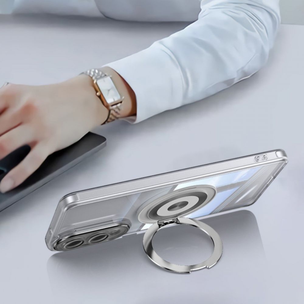 Cover Hoesje Samsung Galaxy S25 5g Edge Telefoonhoesje Draaibare Houder En Lensbeschermer