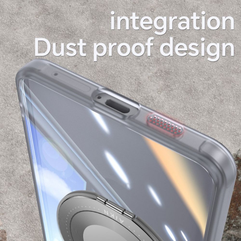 Cover Hoesje Samsung Galaxy S25 5g Edge Telefoonhoesje Draaibare Houder En Lensbeschermer