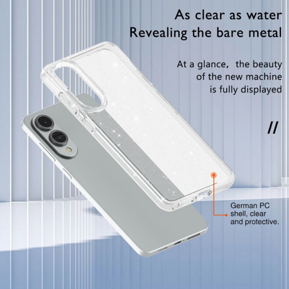 Cover Hoesje Samsung Galaxy S25 5g Edge Telefoonhoesje Glitter