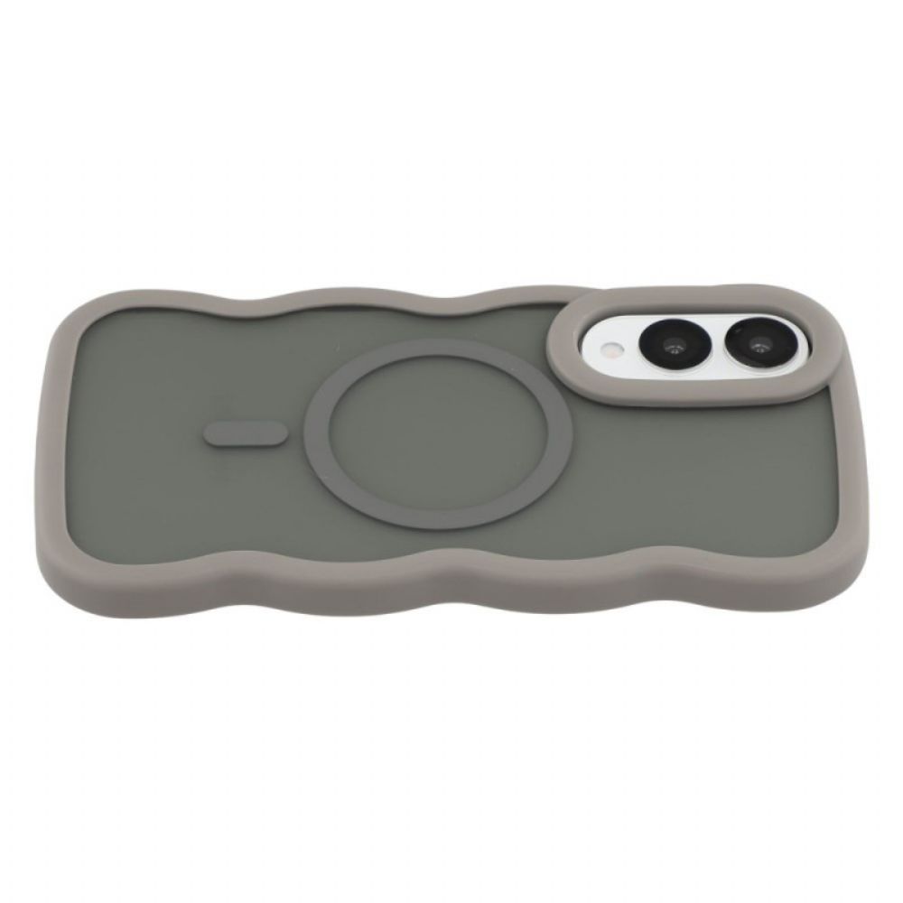 Cover Hoesje Samsung Galaxy S25 5g Edge Telefoonhoesje Magsafe-compatibel Ripple