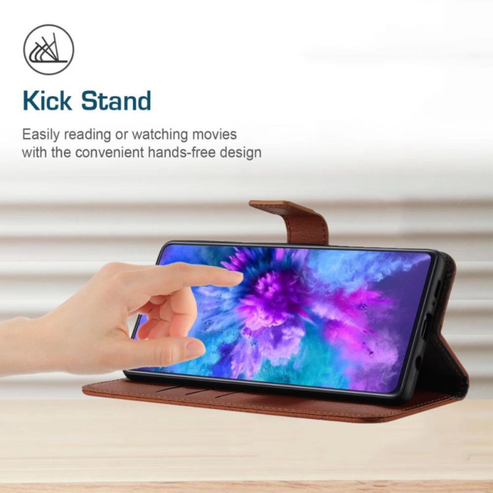 Flip Case Leren Samsung Galaxy S25 5g Edge Diamanten