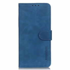 Flip Case Leren Samsung Galaxy S25 5g Edge Suède-effect Khazneh