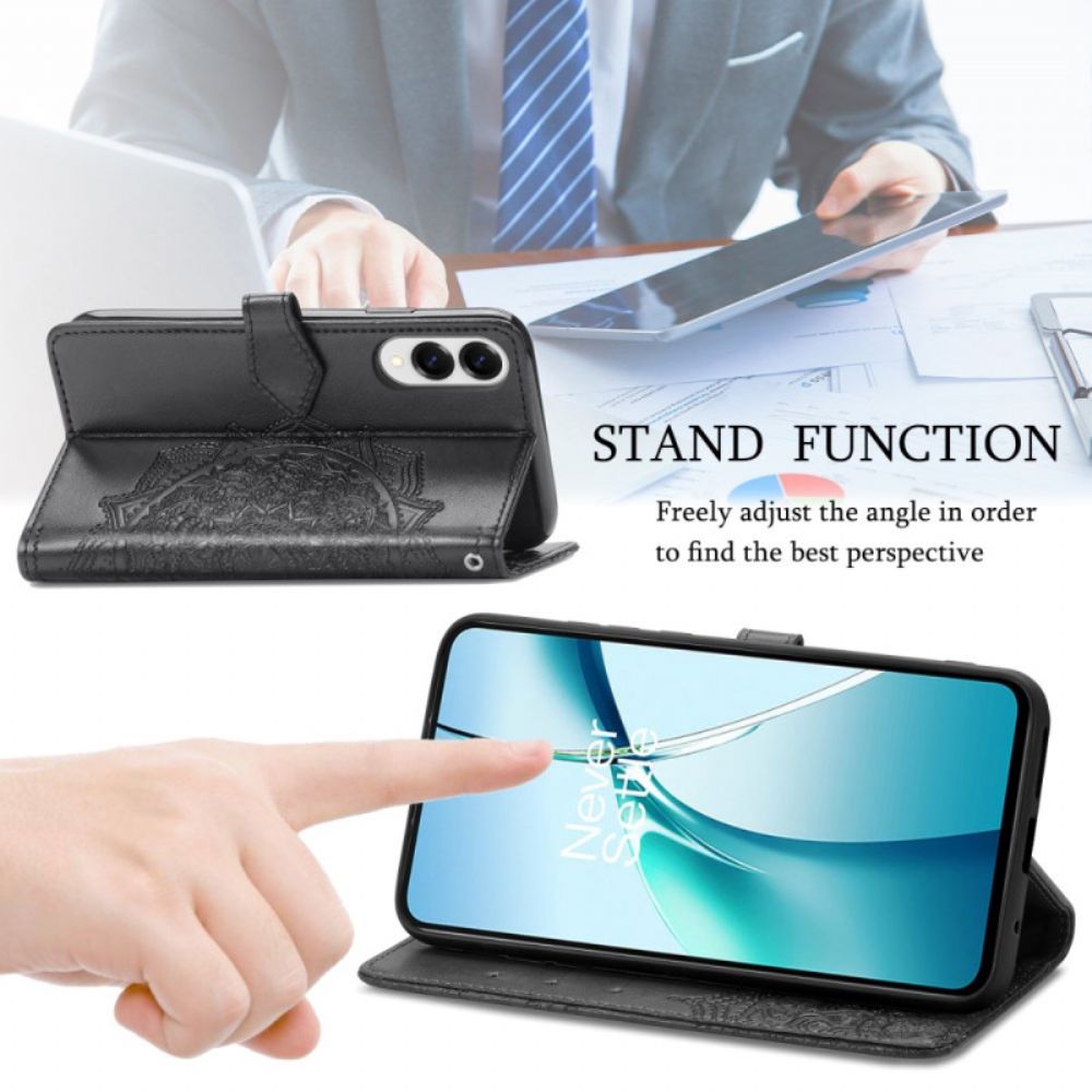 Folio-hoesje Samsung Galaxy S25 5g Edge Barok Mandala