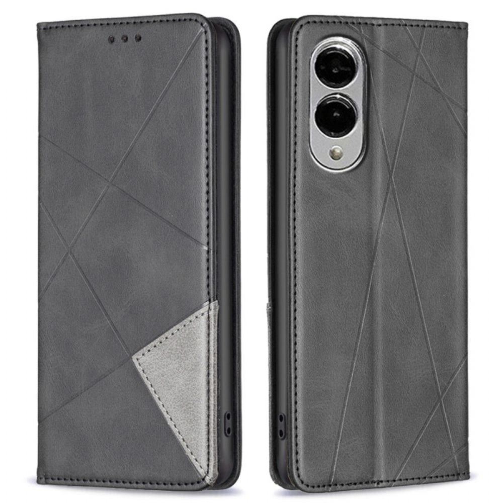 Folio-hoesje Samsung Galaxy S25 5g Edge Geometrisch Patroon Bescherming Hoesje
