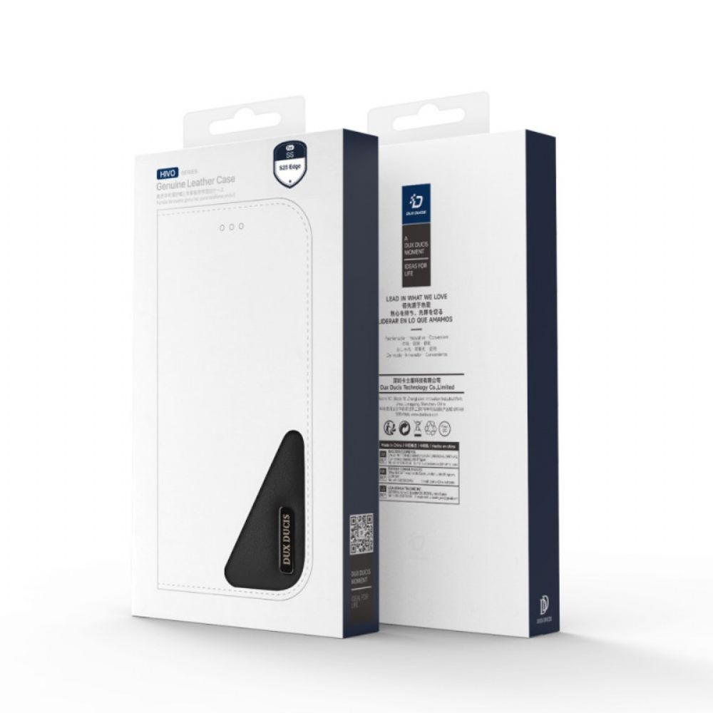 Folio-hoesje Samsung Galaxy S25 5g Edge Hivo-serie Dux Ducis