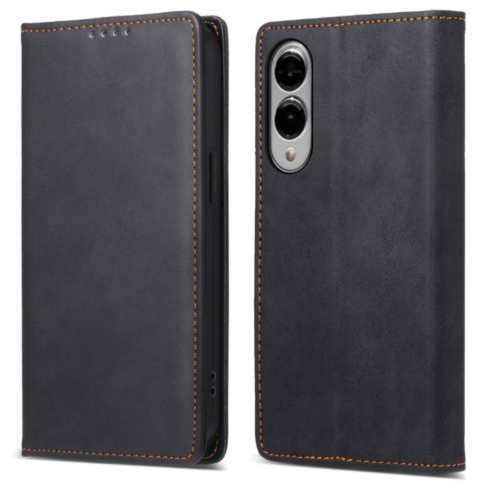 Folio-hoesje Samsung Galaxy S25 5g Edge Rfid-blokkerend Kunstleer Bescherming Hoesje