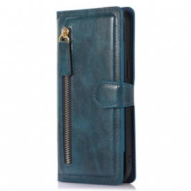 Folio-hoesje Samsung Galaxy S25 5g Edge Ritssluiting En Kaarthouder