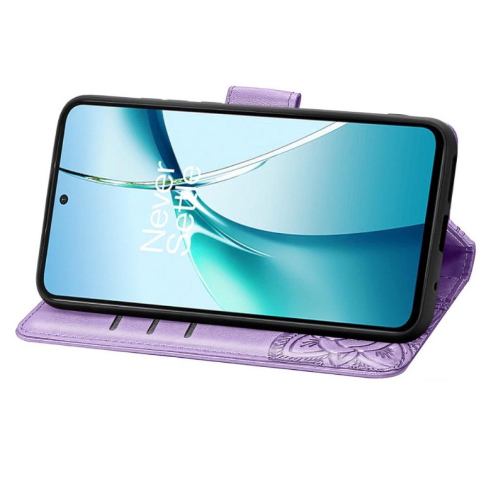 Folio-hoesje Samsung Galaxy S25 5g Edge Telefoonhoesje Barok Vlinder Met Polsbandje