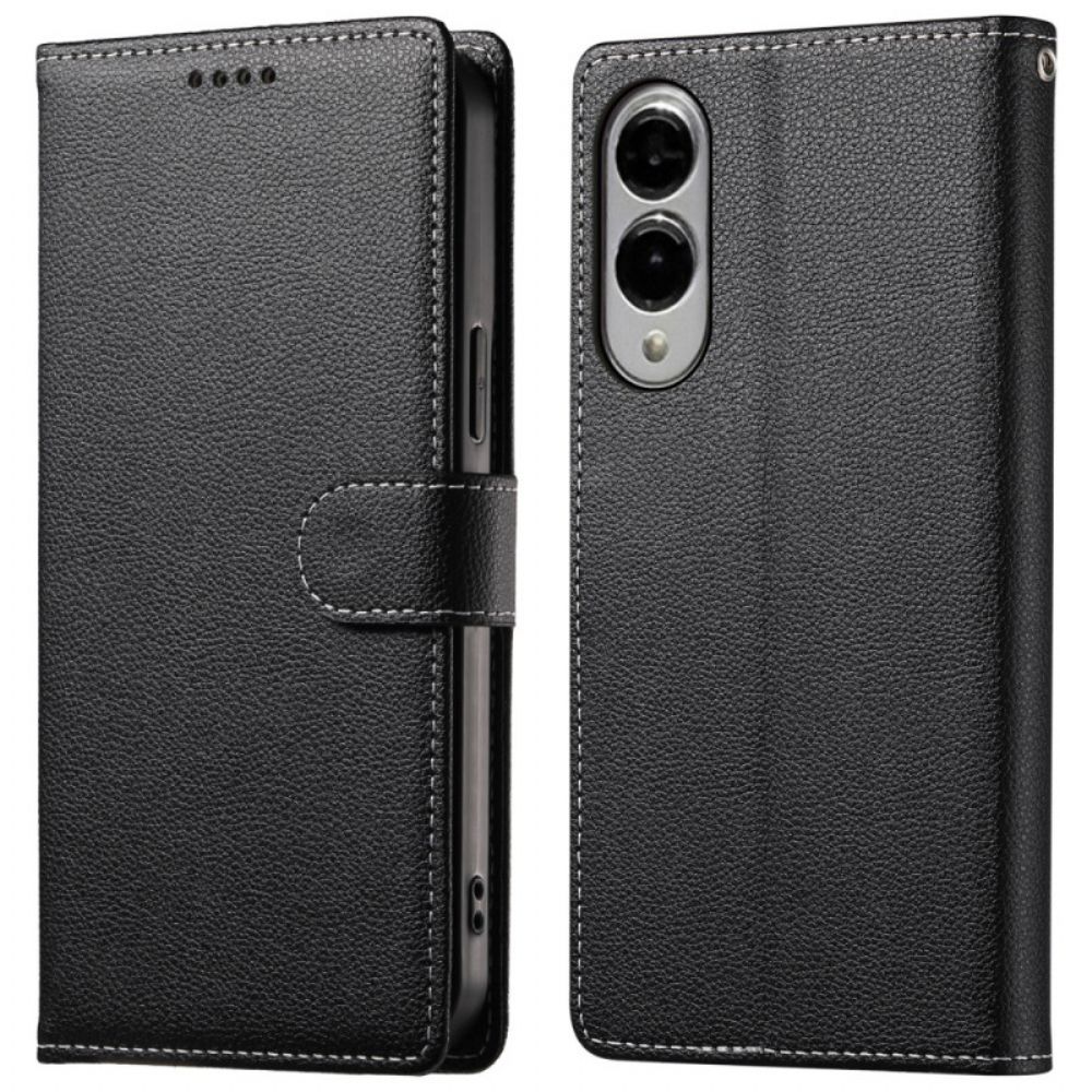 Folio-hoesje Samsung Galaxy S25 5g Edge Telefoonhoesje Kunstleer