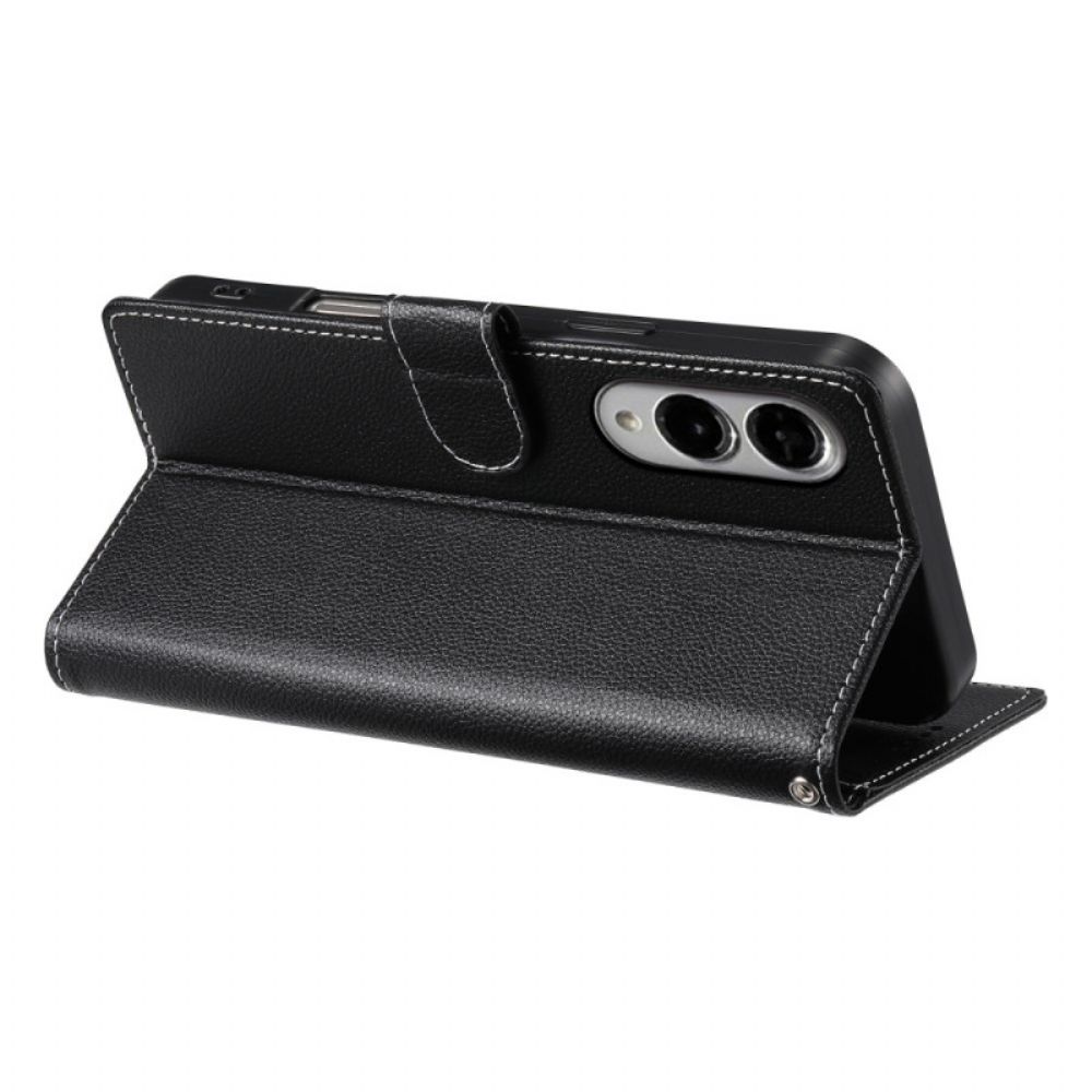 Folio-hoesje Samsung Galaxy S25 5g Edge Telefoonhoesje Kunstleer