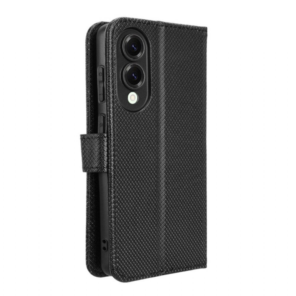 Folio-hoesje Samsung Galaxy S25 5g Edge Telefoonhoesje Stippen Op De Band