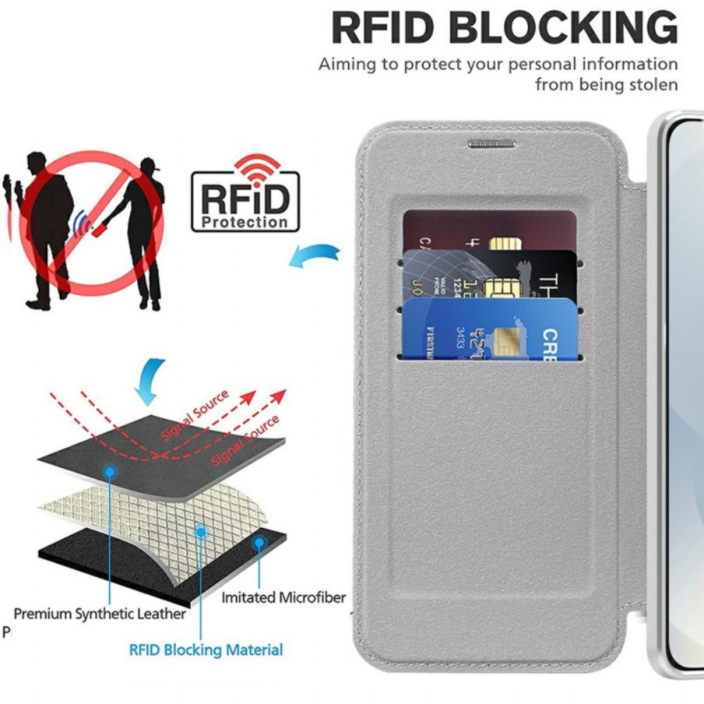 Folio-hoesje Voor Samsung Galaxy S25 5g Edge Gewatteerd Magsafe-compatibel