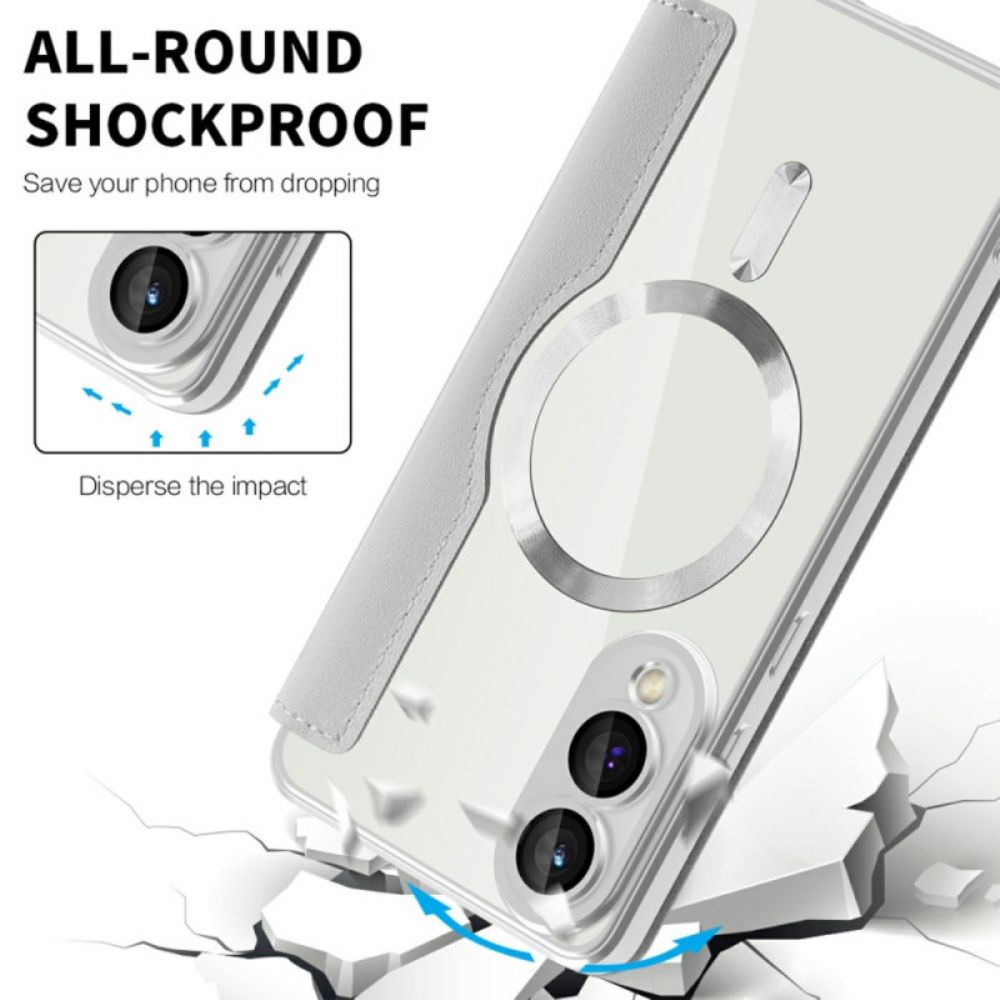 Folio-hoesje Voor Samsung Galaxy S25 5g Edge Gewatteerd Magsafe-compatibel