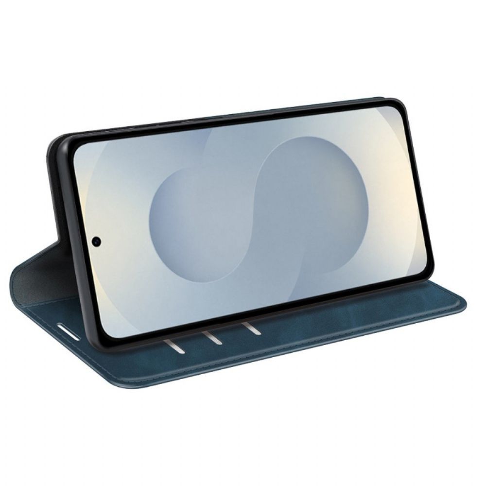 Folio-hoesje Voor Samsung Galaxy S25 5g Edge Lederen Stijl