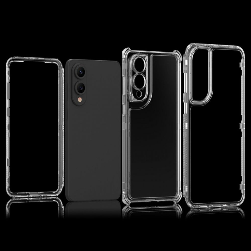 Hoesje Samsung Galaxy S25 5g Edge Afneembare 3-in-1 Bescherming Hoesje