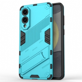 Hoesje Samsung Galaxy S25 5g Edge Afneembare Handsfree Standaard Met Twee Standen Bescherming Hoesje