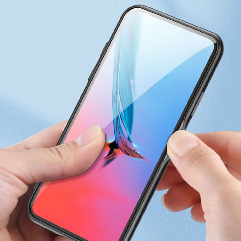 Hoesje Samsung Galaxy S25 5g Edge Bloemenpatroon Van Gehard Glas Bescherming Hoesje