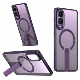 Hoesje Samsung Galaxy S25 5g Edge Compatibel Met Magsafe Met Geïntegreerde Standaard Bescherming Hoesje