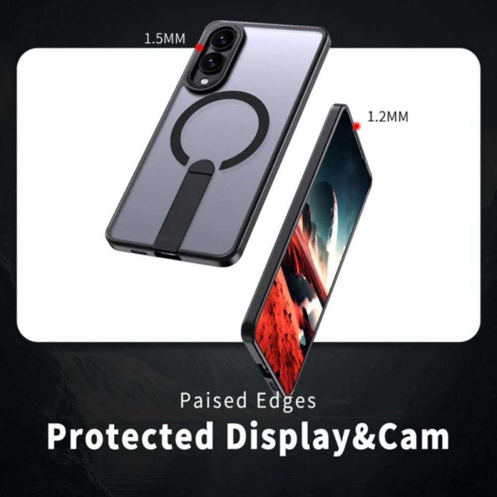 Hoesje Samsung Galaxy S25 5g Edge Compatibel Met Magsafe Met Geïntegreerde Standaard Bescherming Hoesje