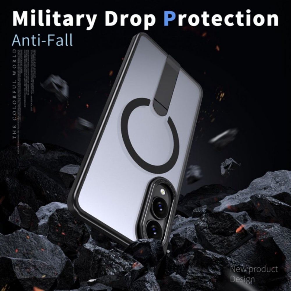 Hoesje Samsung Galaxy S25 5g Edge Compatibel Met Magsafe Met Geïntegreerde Standaard Bescherming Hoesje