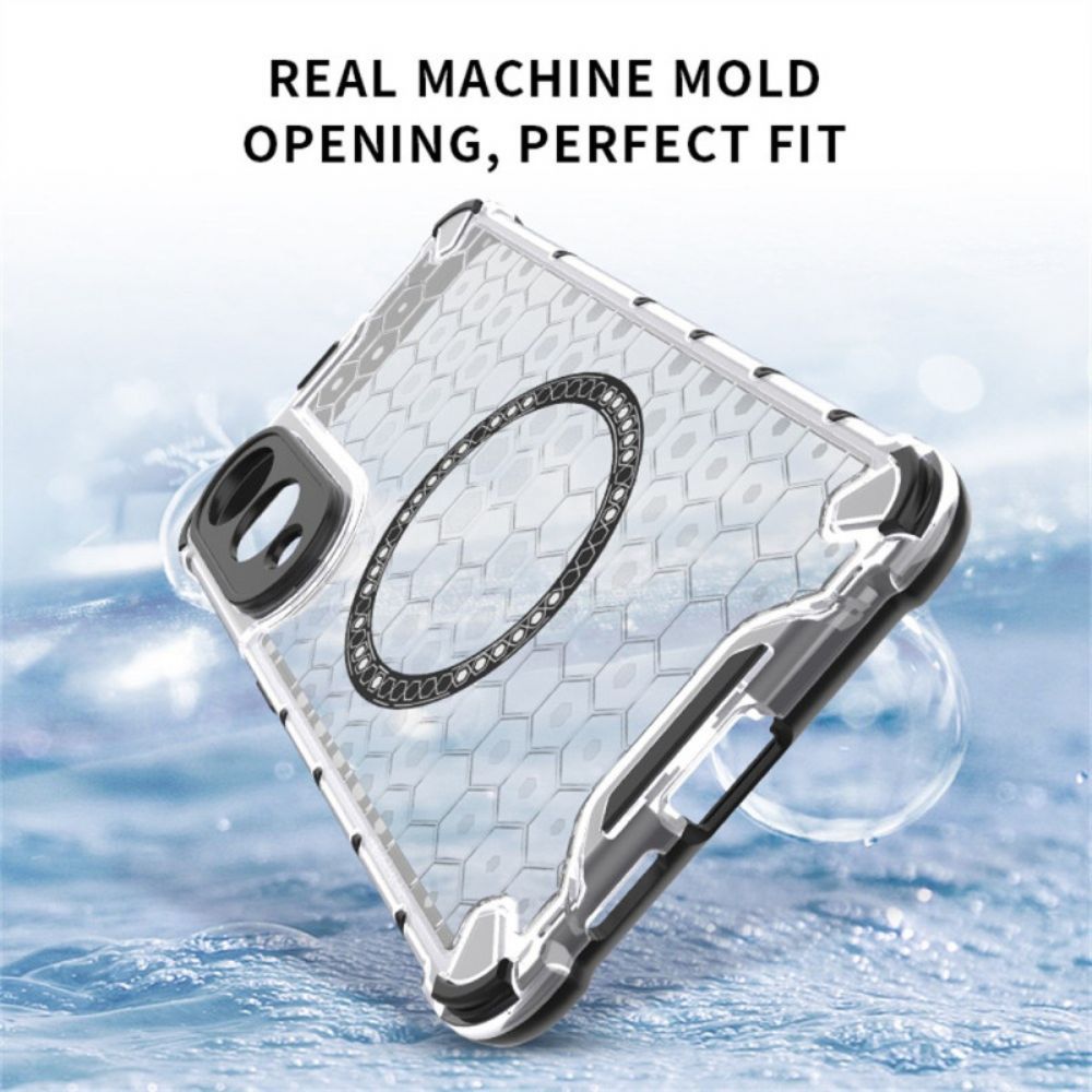 Hoesje Samsung Galaxy S25 5g Edge Compatibel Met Magsafe Honeycomb Bescherming Hoesje