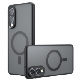 Hoesje Samsung Galaxy S25 5g Edge Compatibel Met Magsafe Mate Bescherming Hoesje