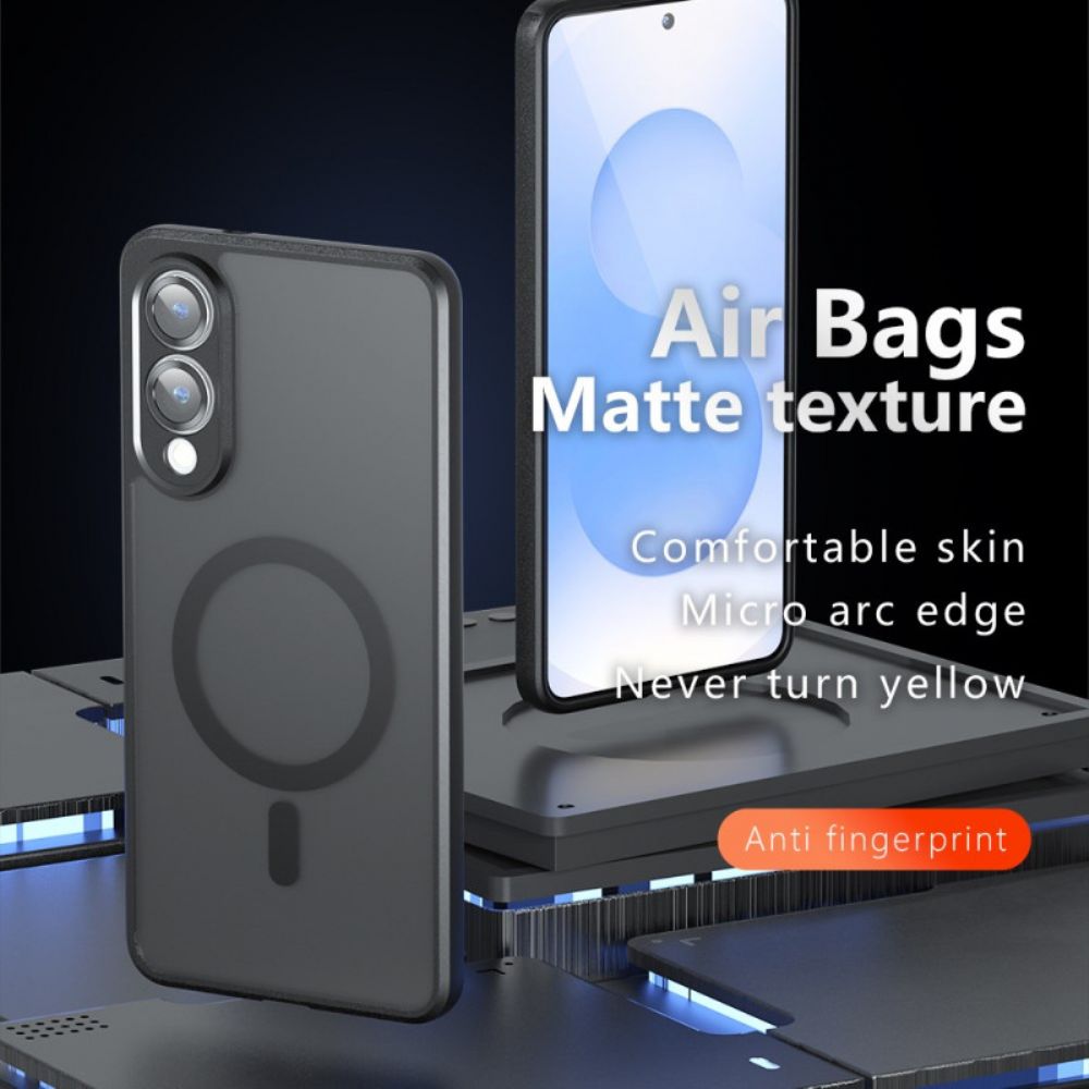 Hoesje Samsung Galaxy S25 5g Edge Compatibel Met Magsafe Mate Bescherming Hoesje