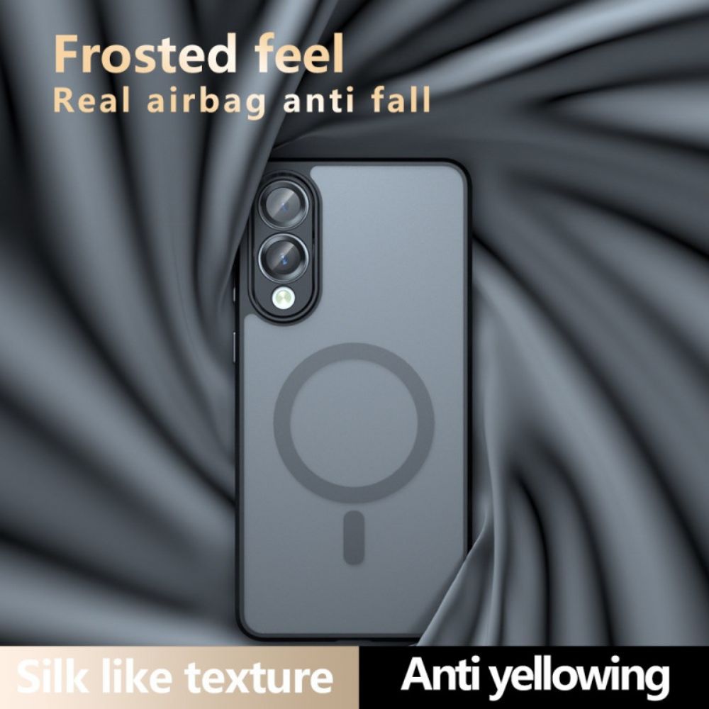 Hoesje Samsung Galaxy S25 5g Edge Compatibel Met Magsafe Mate Bescherming Hoesje