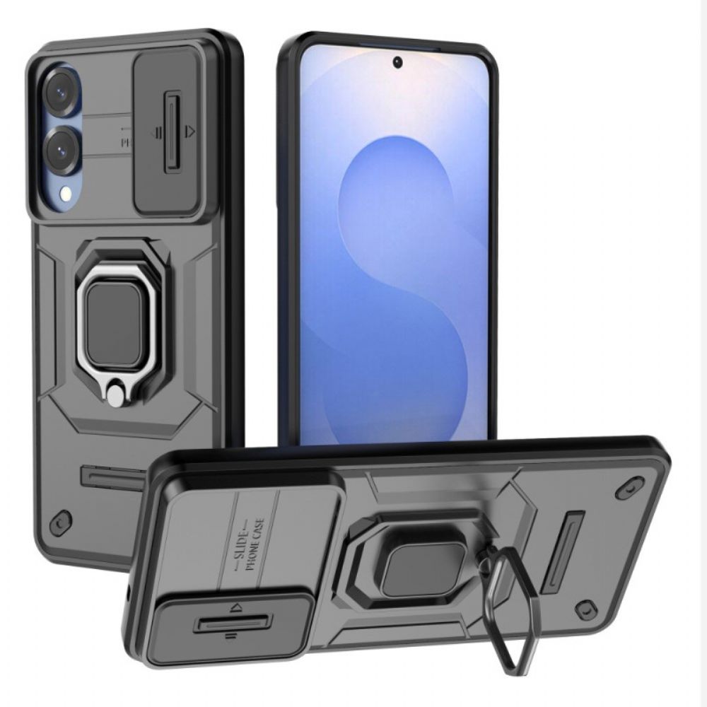 Hoesje Samsung Galaxy S25 5g Edge Duurzame Ring Met Lensbeschermer