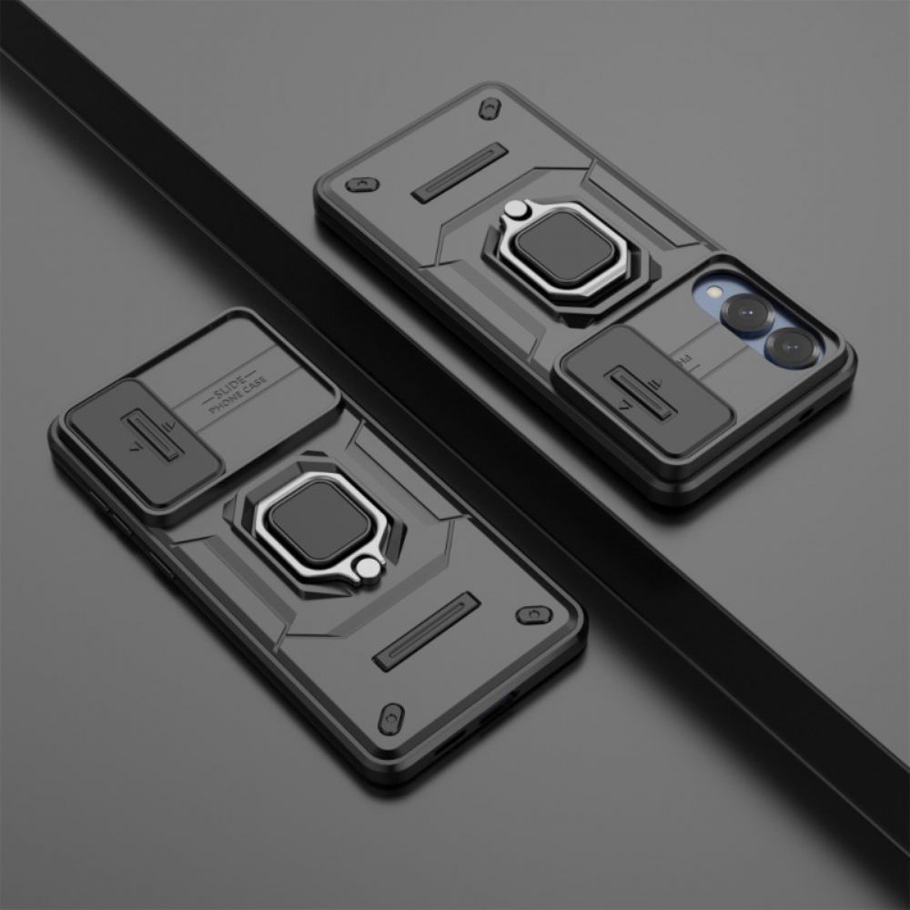 Hoesje Samsung Galaxy S25 5g Edge Duurzame Ring Met Lensbeschermer