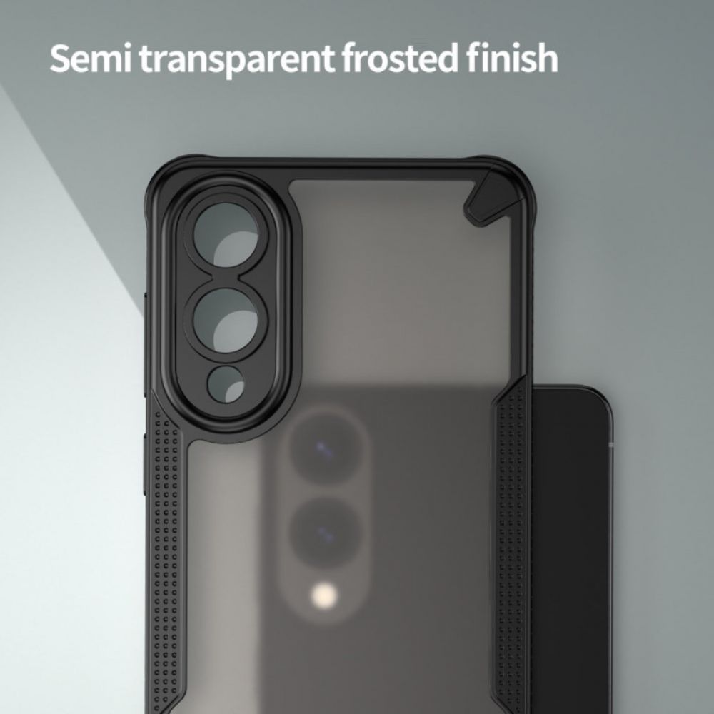 Hoesje Samsung Galaxy S25 5g Edge Geborsteld Doorschijnend