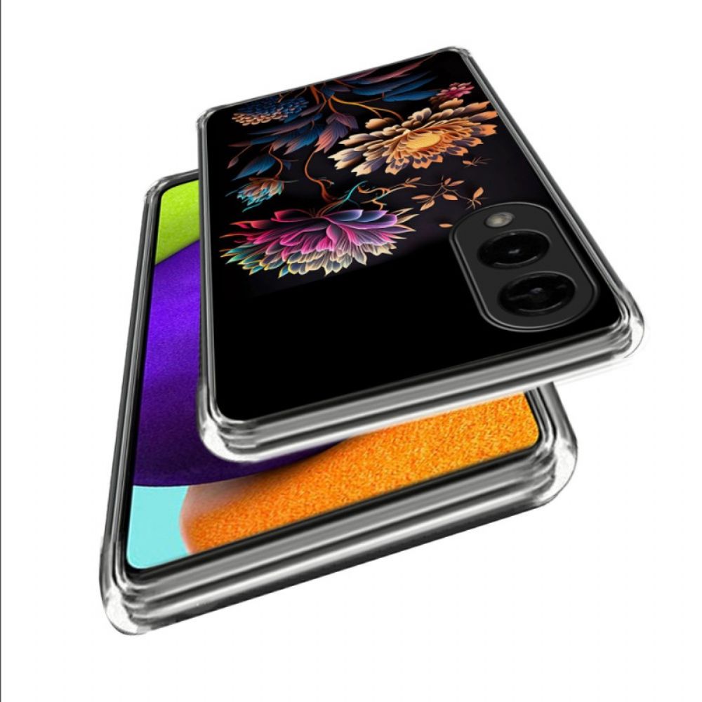 Hoesje Samsung Galaxy S25 5g Edge Kleurrijke Bloemen Bescherming Hoesje