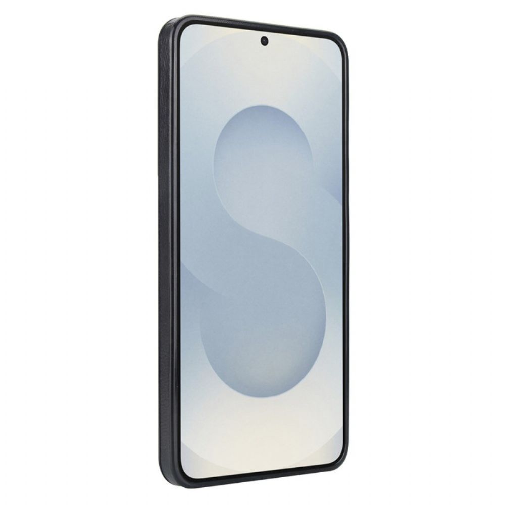 Hoesje Samsung Galaxy S25 5g Edge Leerlook Met Kaart Houder