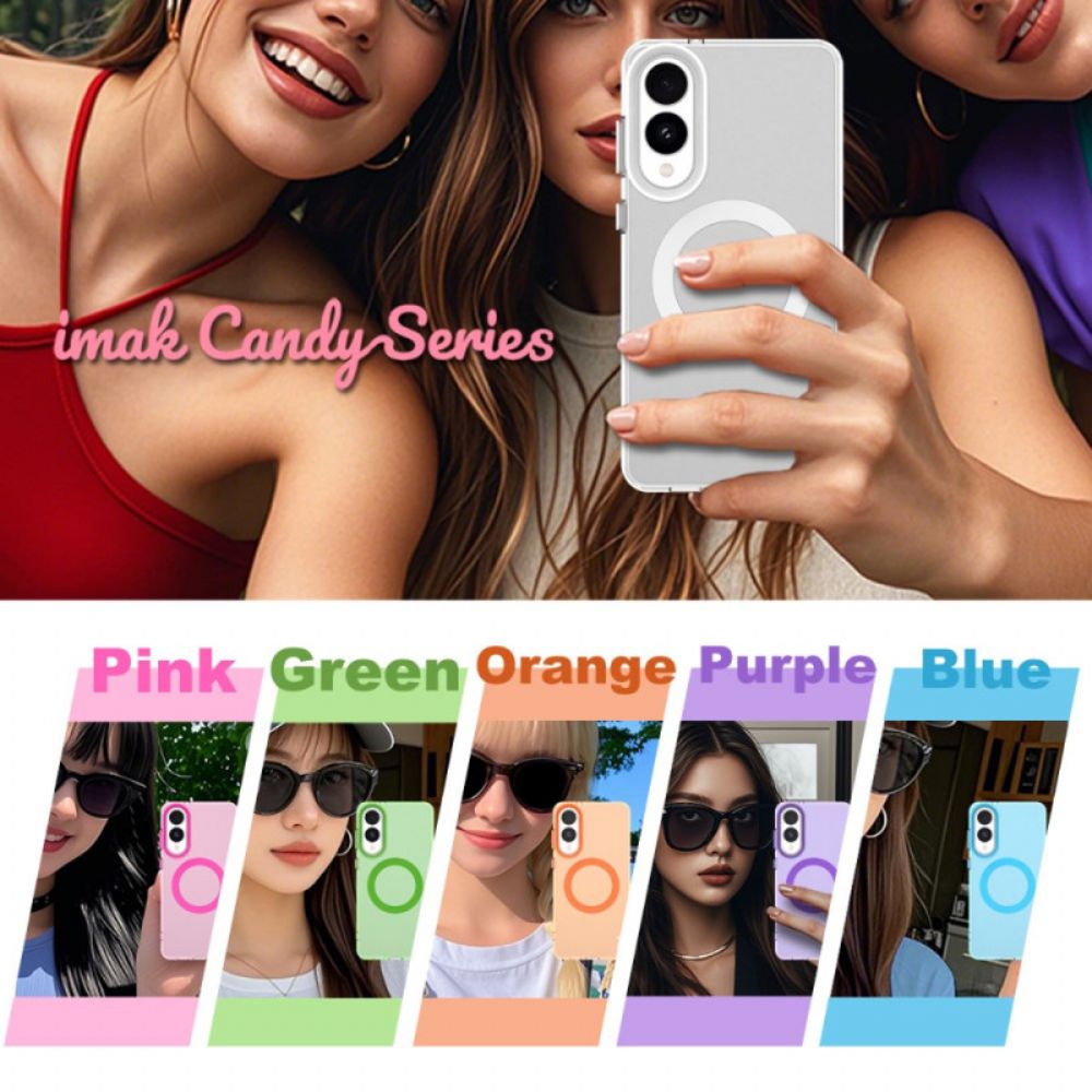 Hoesje Samsung Galaxy S25 5g Edge Magsafe-compatibel Imak Bescherming Hoesje