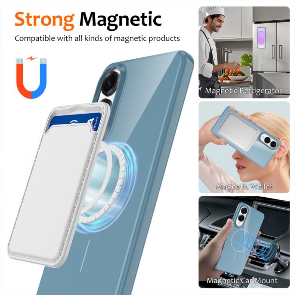 Hoesje Samsung Galaxy S25 5g Edge Magsafe-compatibel Met Draagkoord