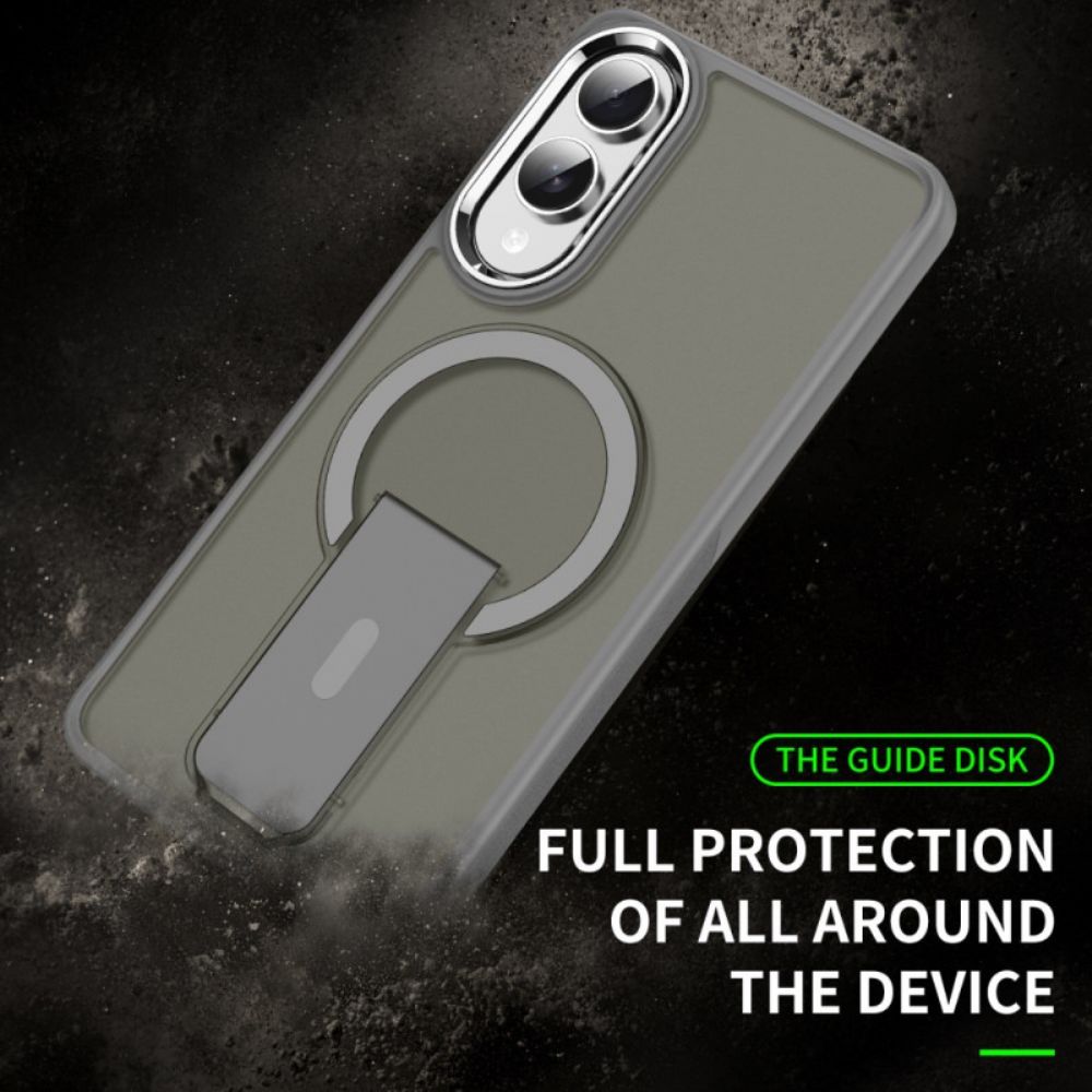 Hoesje Samsung Galaxy S25 5g Edge Magsafe-compatibel Met Standaard Bescherming Hoesje