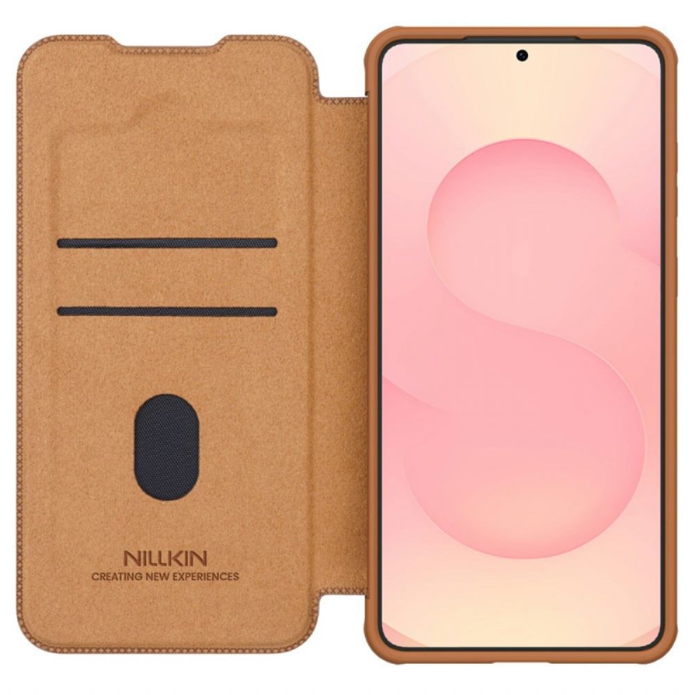 Hoesje Samsung Galaxy S25 5g Edge Qin Pro-serie Nillkin