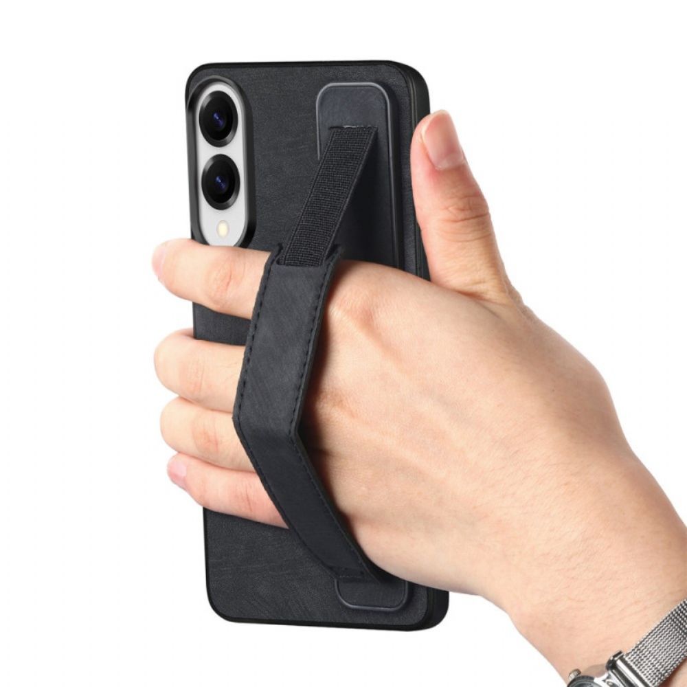 Hoesje Samsung Galaxy S25 5g Edge Retro Stijl Met Standaardband