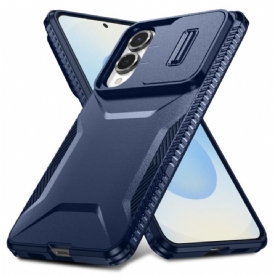 Hoesje Samsung Galaxy S25 5g Edge Robuust Metaaleffect