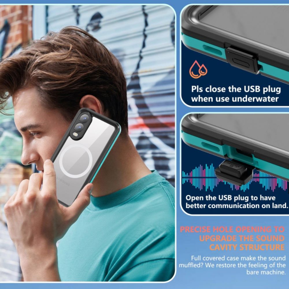 Hoesje Samsung Galaxy S25 5g Edge Waterdichte Magsafe-compatibele Redpepper