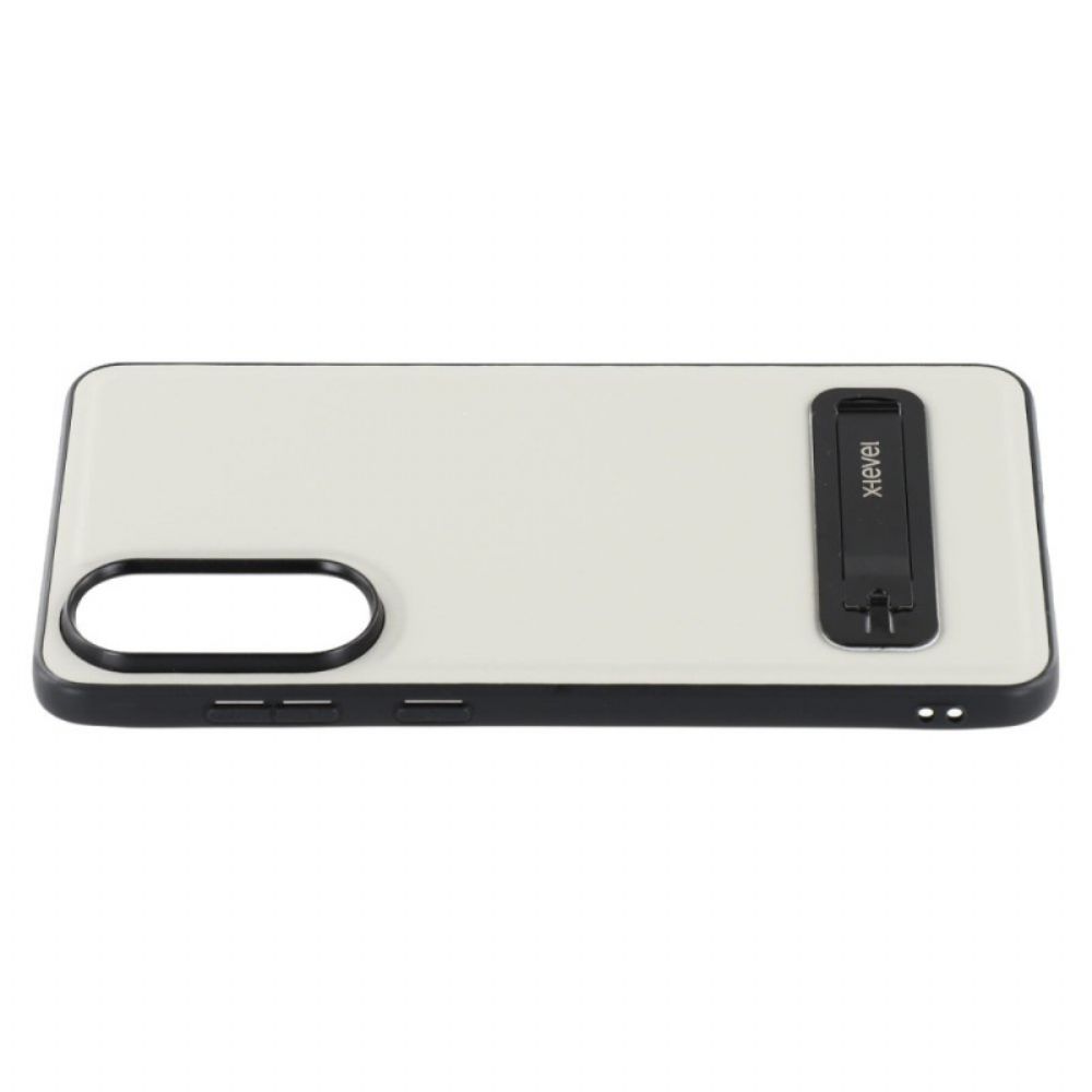 Hoesje Samsung Galaxy S25 5g Edge X-level Handsfree Standaard Bescherming Hoesje