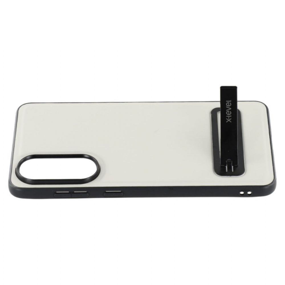 Hoesje Samsung Galaxy S25 5g Edge X-level Handsfree Standaard Bescherming Hoesje