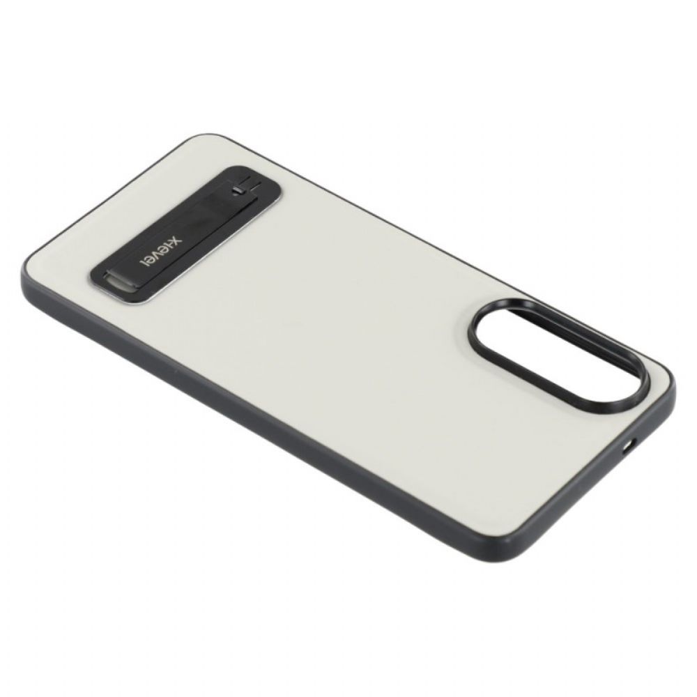 Hoesje Samsung Galaxy S25 5g Edge X-level Handsfree Standaard Bescherming Hoesje