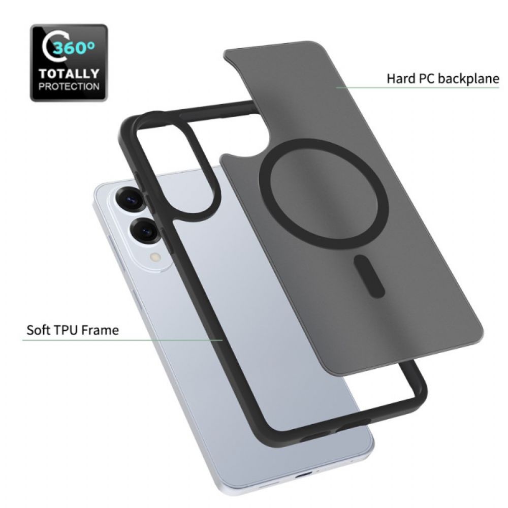 Hoesje Voor Samsung Galaxy S25 5g Edge Gladde Textuur (magsafe-compatibel)