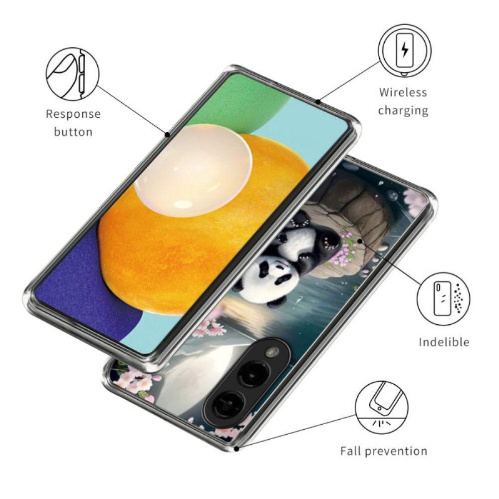 Hoesje Voor Samsung Galaxy S25 5g Edge Schattige Panda